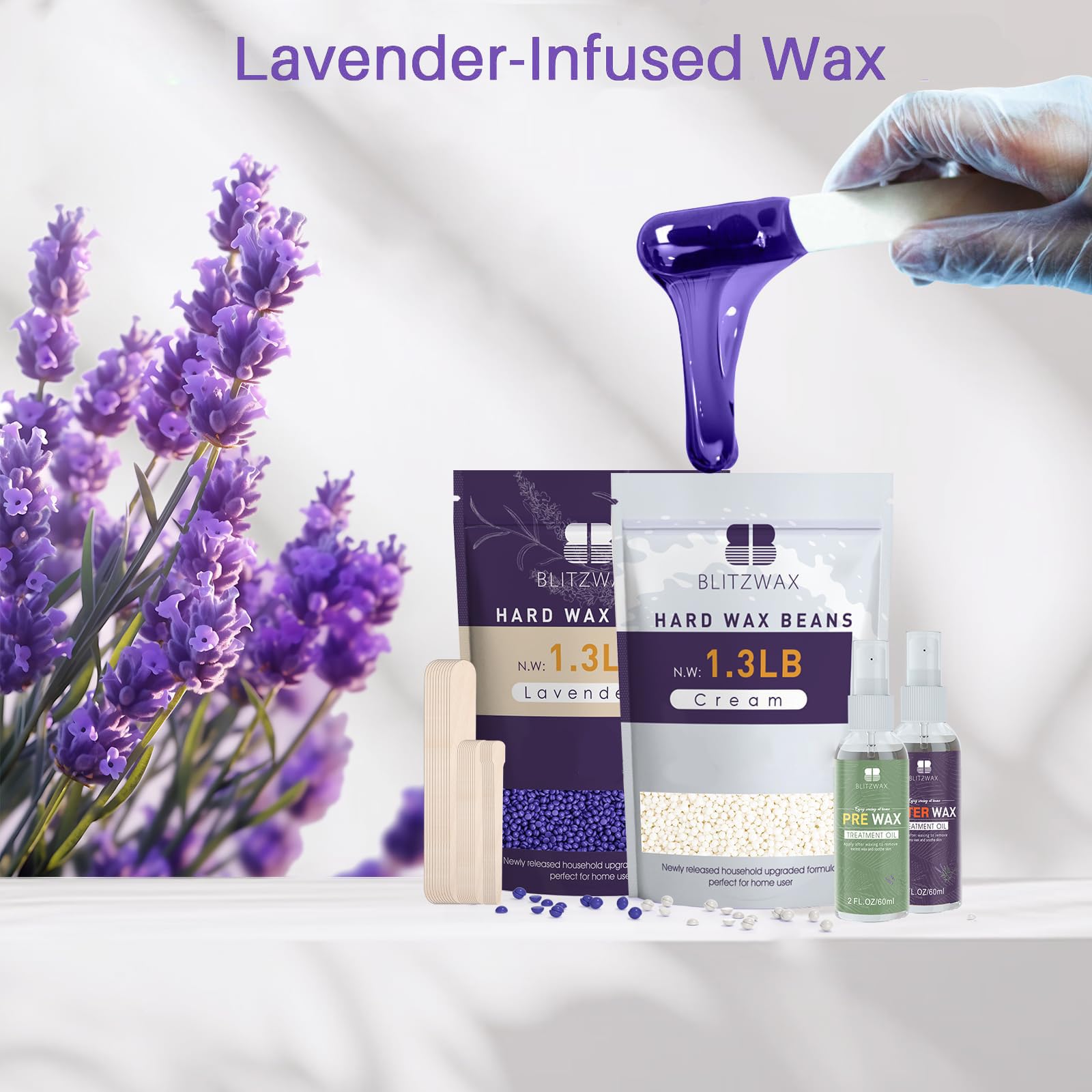 BLITZWAX HRIPT-certified wax for safety during home waxing