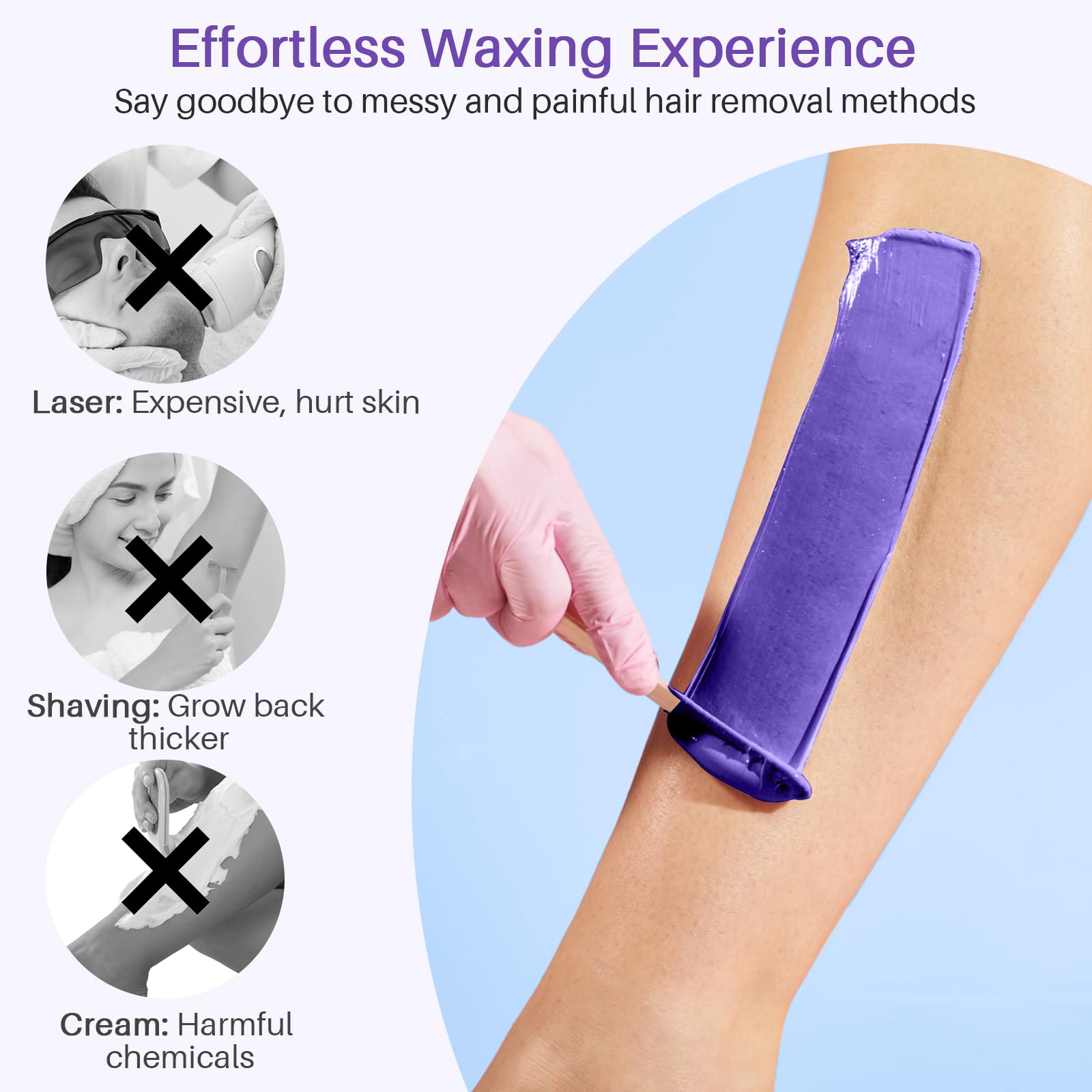 BLITZWAX Wax sticks included for tidy, controlled application