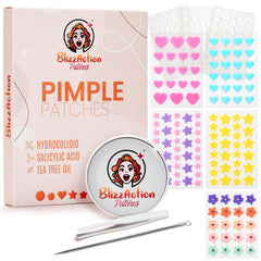 BlizzAction Patches star patch offers quick pimple spot care with a playful star design.