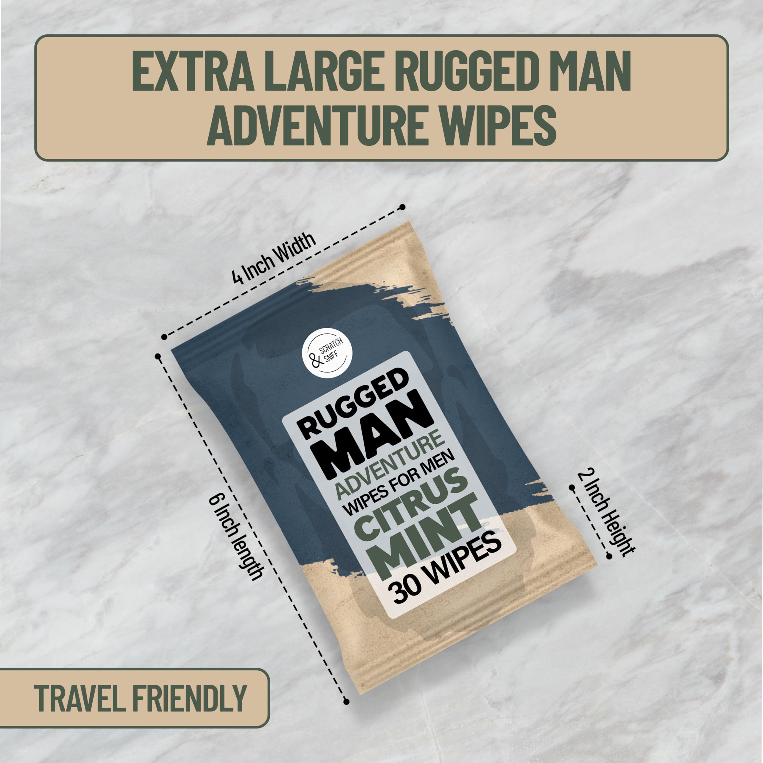 BLKSMITH Refined Man Wipes in gym bag showing post-workout freshness.