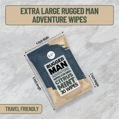 BLKSMITH Refined Man Wipes in gym bag showing post-workout freshness.