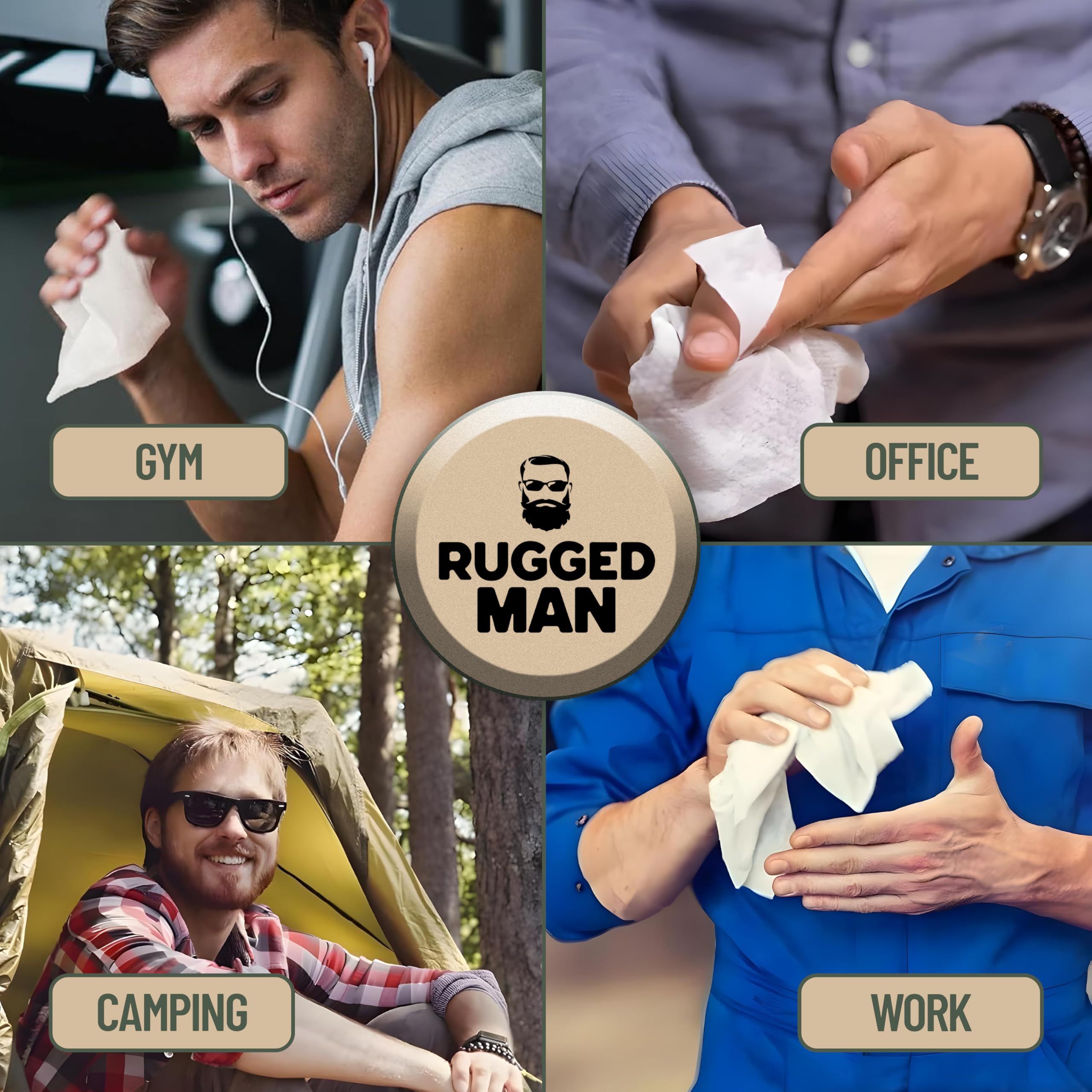 BLKSMITH Refined Man Wipes travel-friendly pack for quick freshen-ups on commutes.