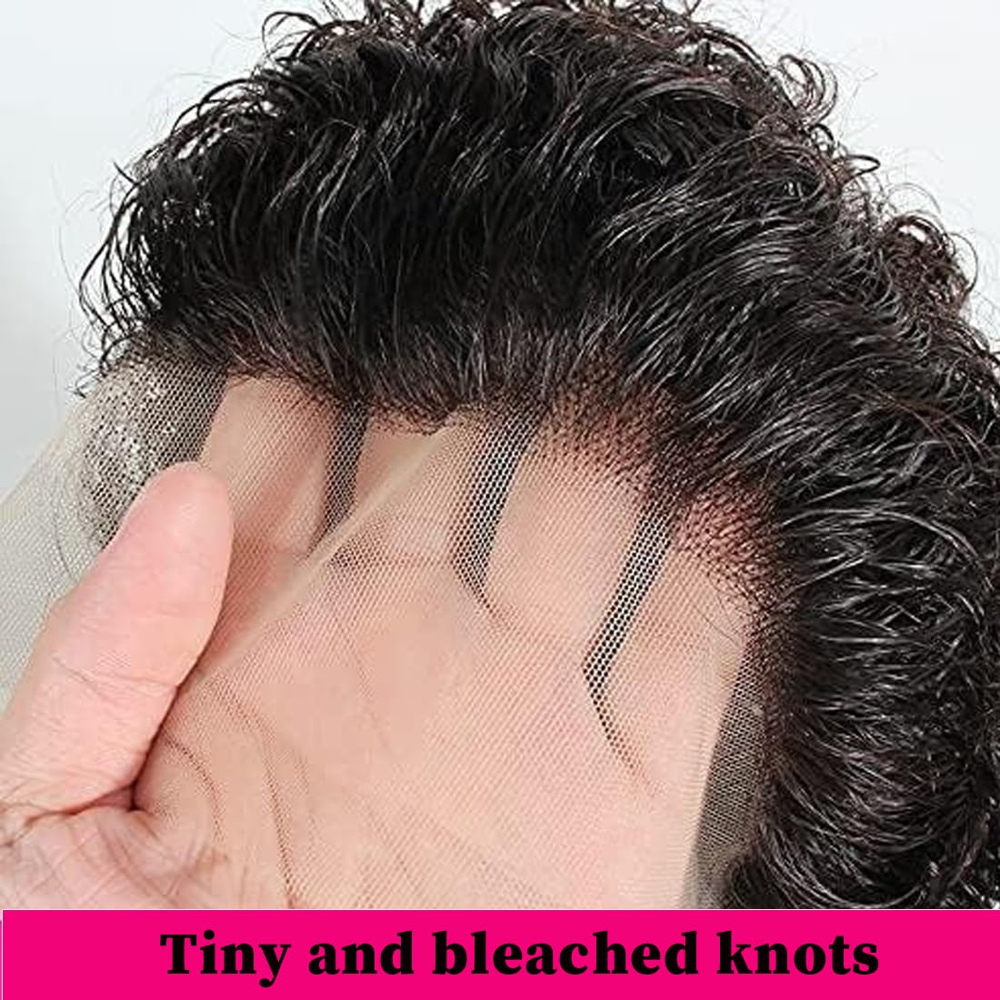 BLOCKICE Pixie Cut Wig glueless cap 3D breathable for comfortable wear.