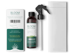 BLOOM HEALTH GOODS spray-on usage on damp hair for even coverage.