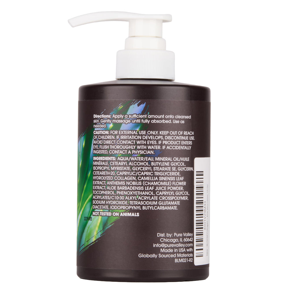 BLOOM IT'S A GREAT SKIN DAY texture closeup shows non-greasy, hydrating formula.