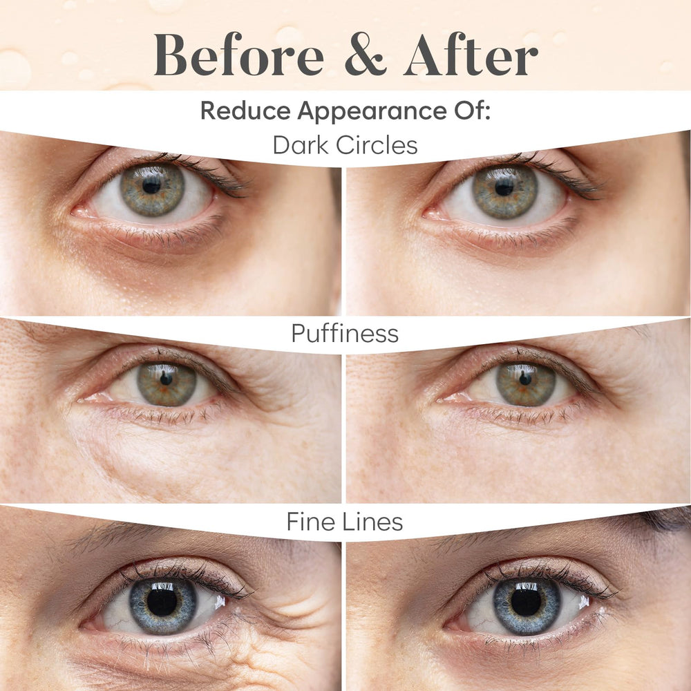 BLOOMORA caffeine eye patches travel-friendly patches to refresh eyes on the go.