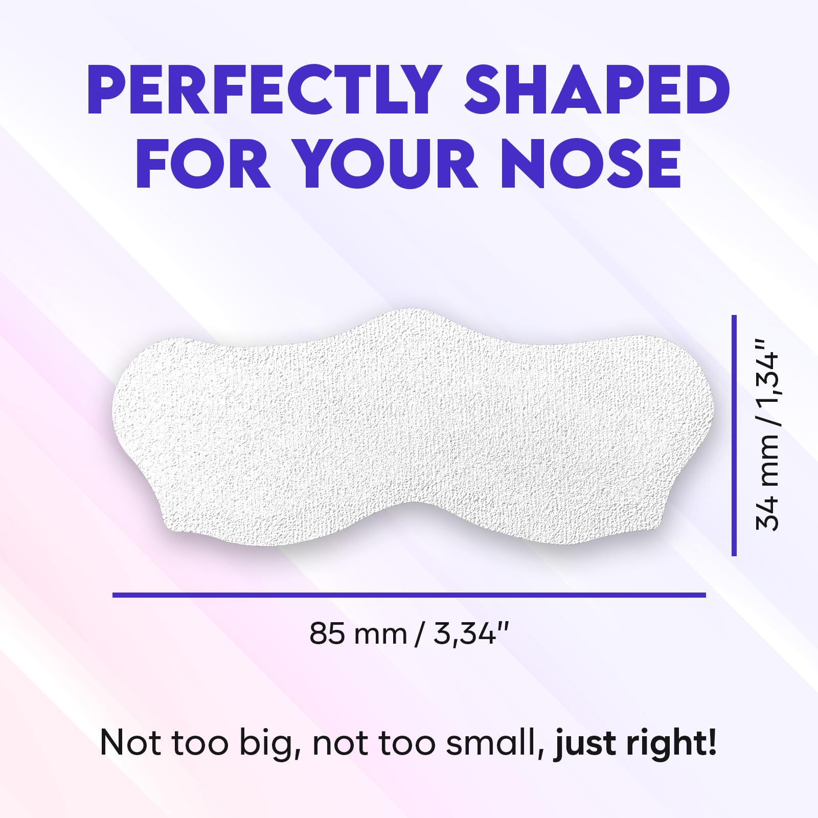 BLOOMORA Nose Strip suitable for all skin types, gentle and effective.