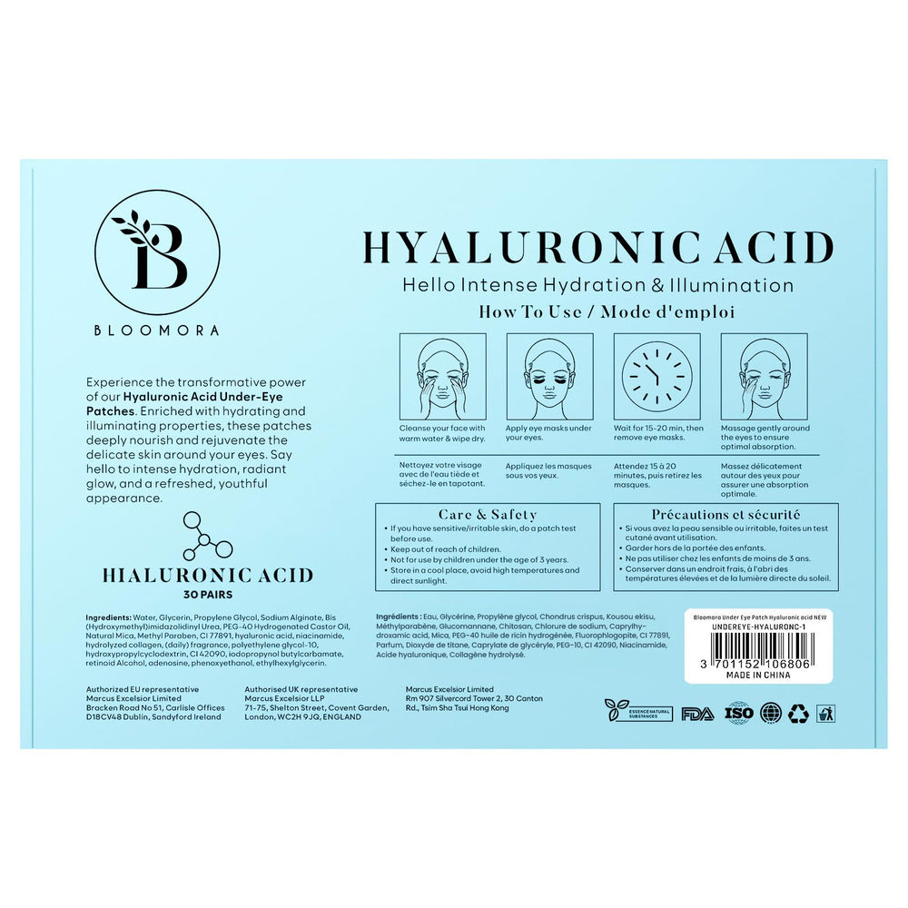 BLOOMORA Retinol-infused patch close-up for rejuvenated-looking under-eye area