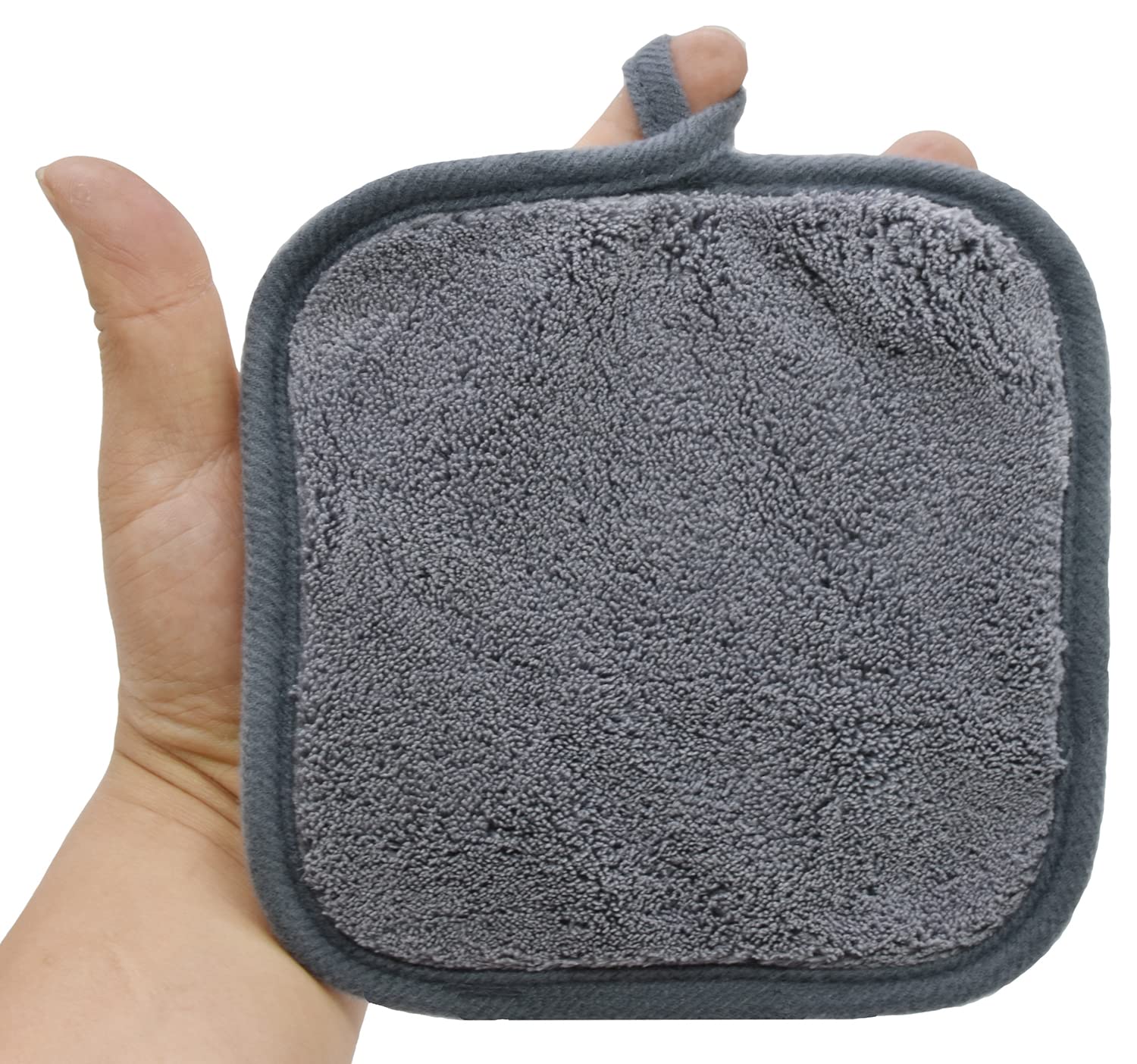 BloomSesame makeup remover cloth gray dry—tumble dry or air dry