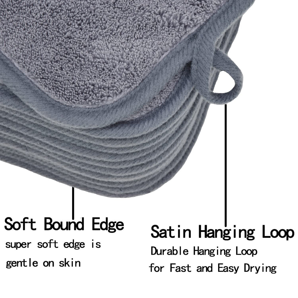 BloomSesame makeup remover cloth gray face-usage—remove makeup with water