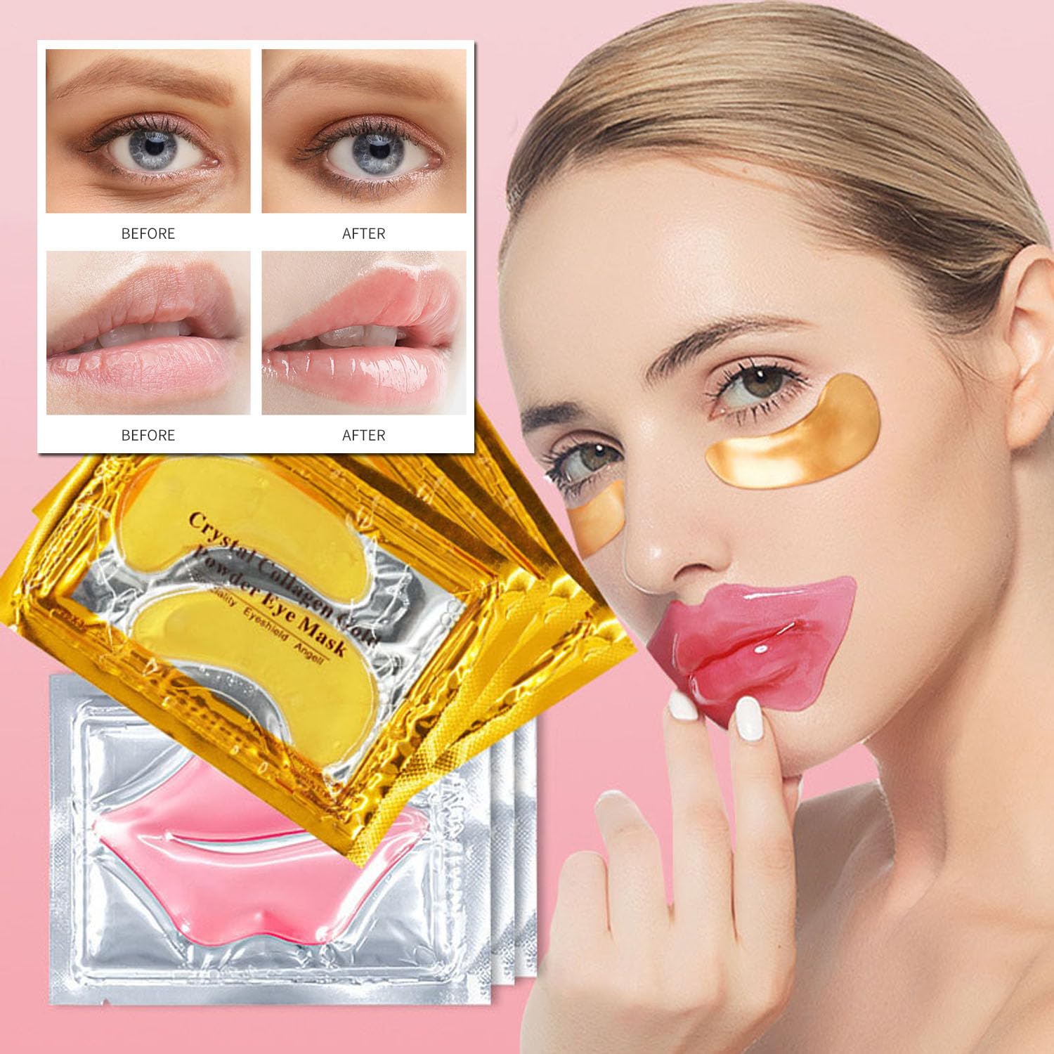 Blopuivo eye mask with hyaluronic acid moisture for under-eye area