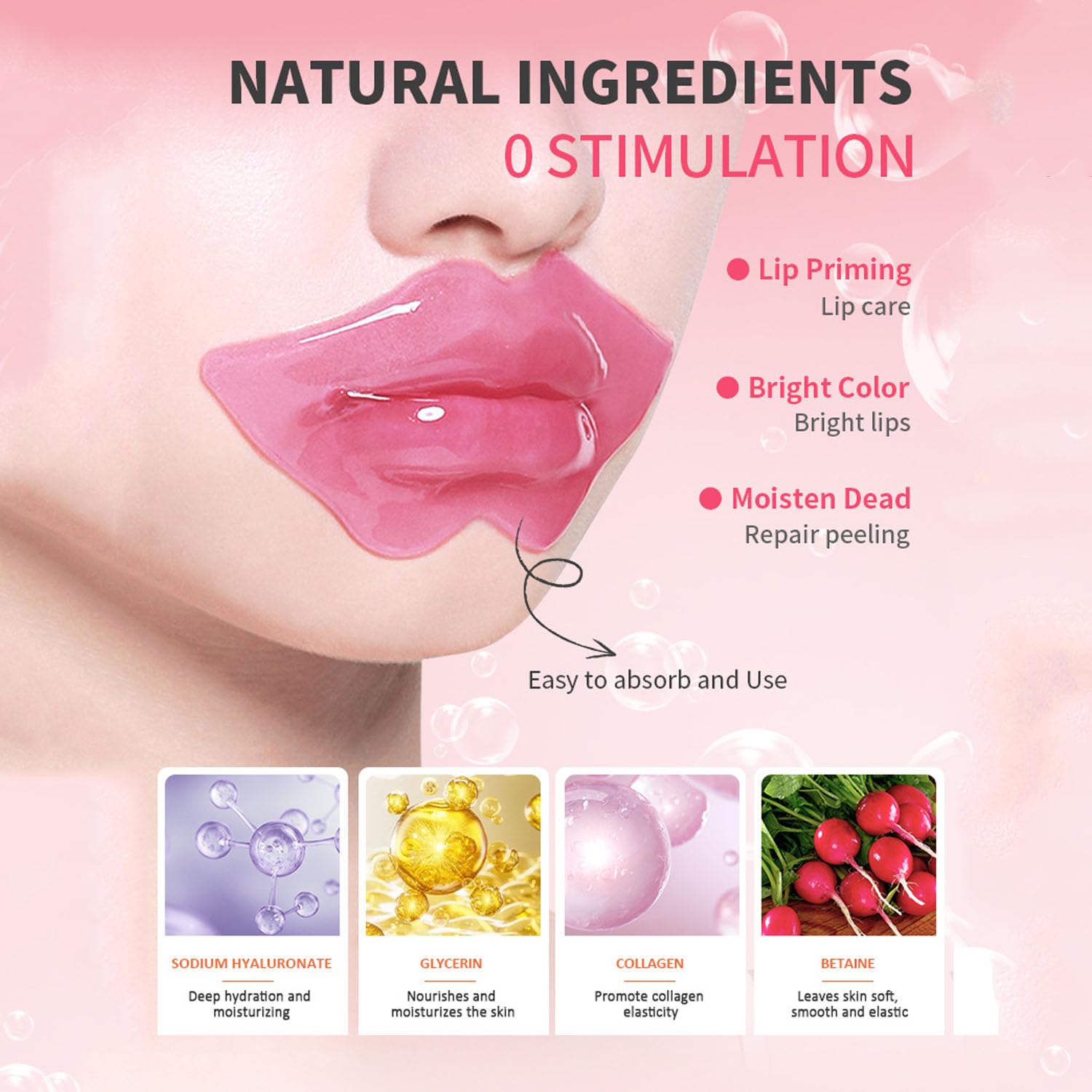 Blopuivo lip mask nutrient-rich formula for smoother lips
