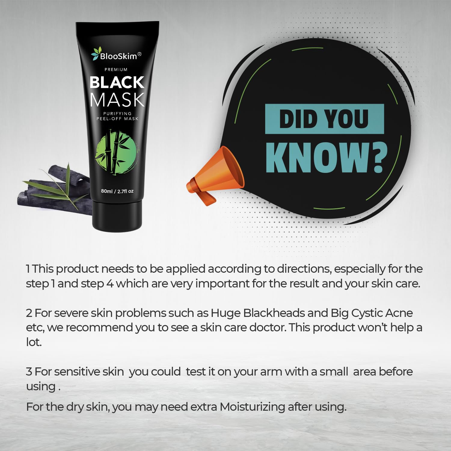 Blooskim after-use glow demonstrates refreshed, balanced skin texture.