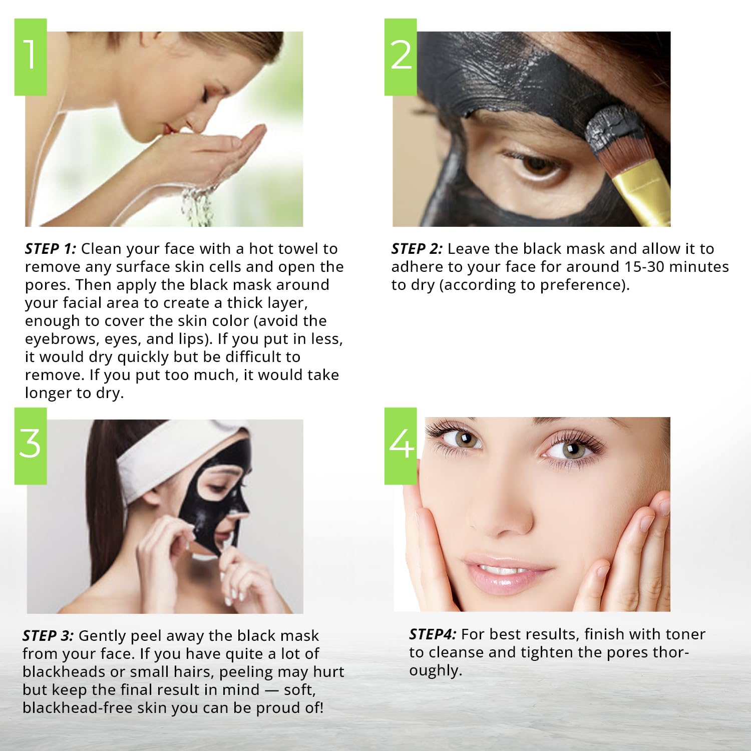 Blooskim mask on skin emphasizes nourishing, moisturizing ingredients for care.