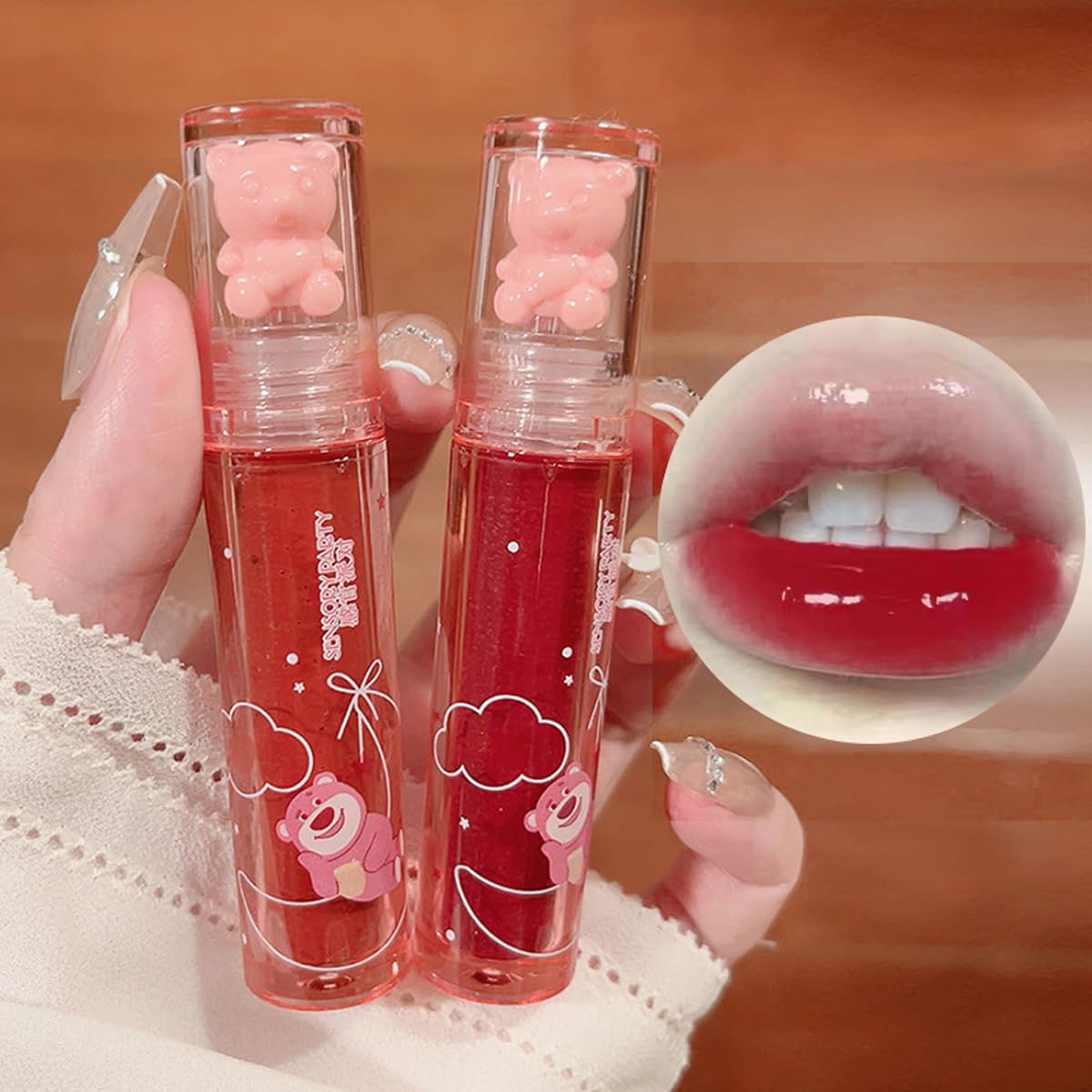 Blopuivo travel-friendly lip gloss compact for on-the-go use