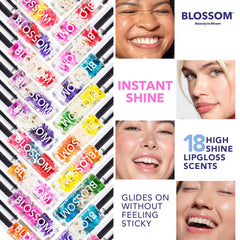 Blossom Roll-On Lip Gloss made-in-usa-packaging reflects high-quality, cruelty-free care