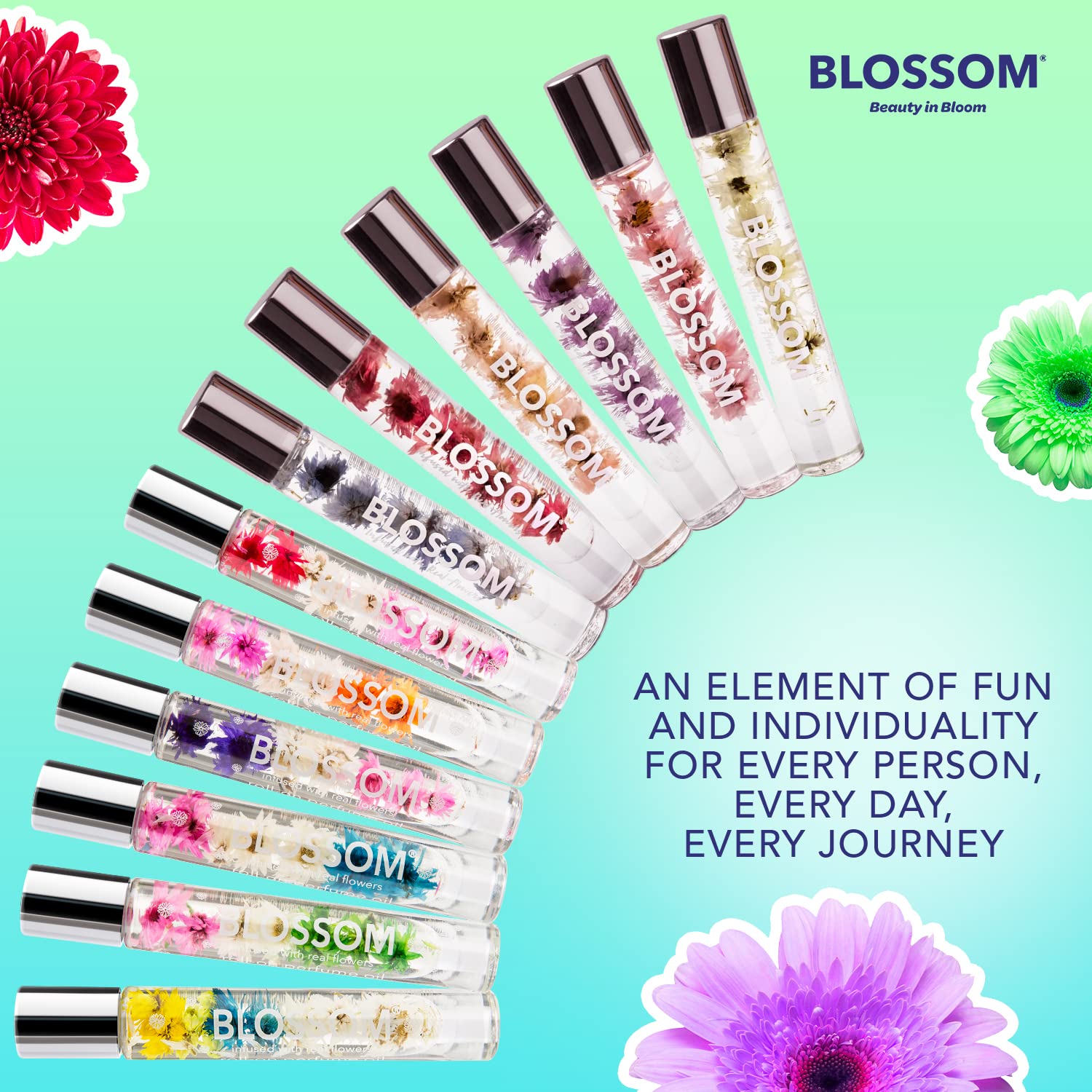 Blossom Vanilla Orchid bottle held in hand for a subtle long-lasting warmth