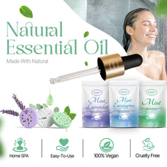 BLRIET eucalyptus mint steamers pack highlights refreshing aroma for daily refresh.