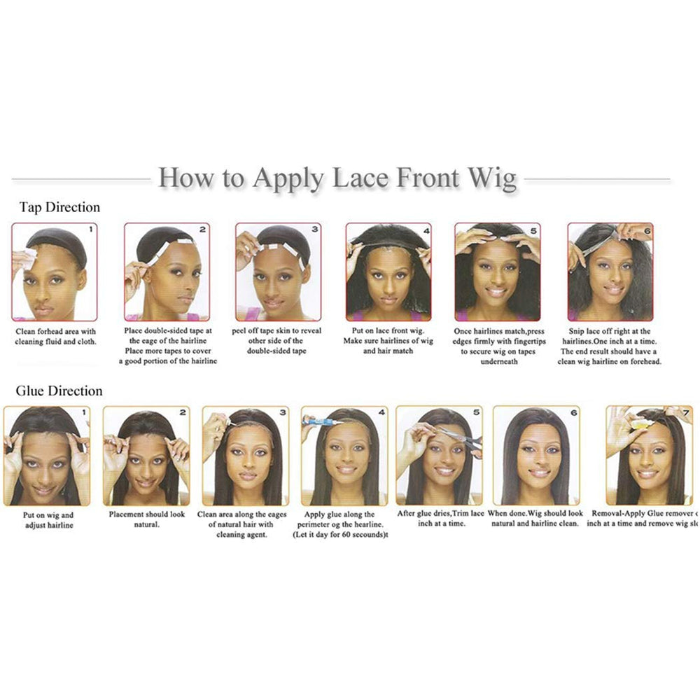 BLUPLE wig care and packaging instructions help maintain shine and longevity