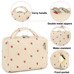 Bluboon bag bottom-access zipper for easy reach of bottom items