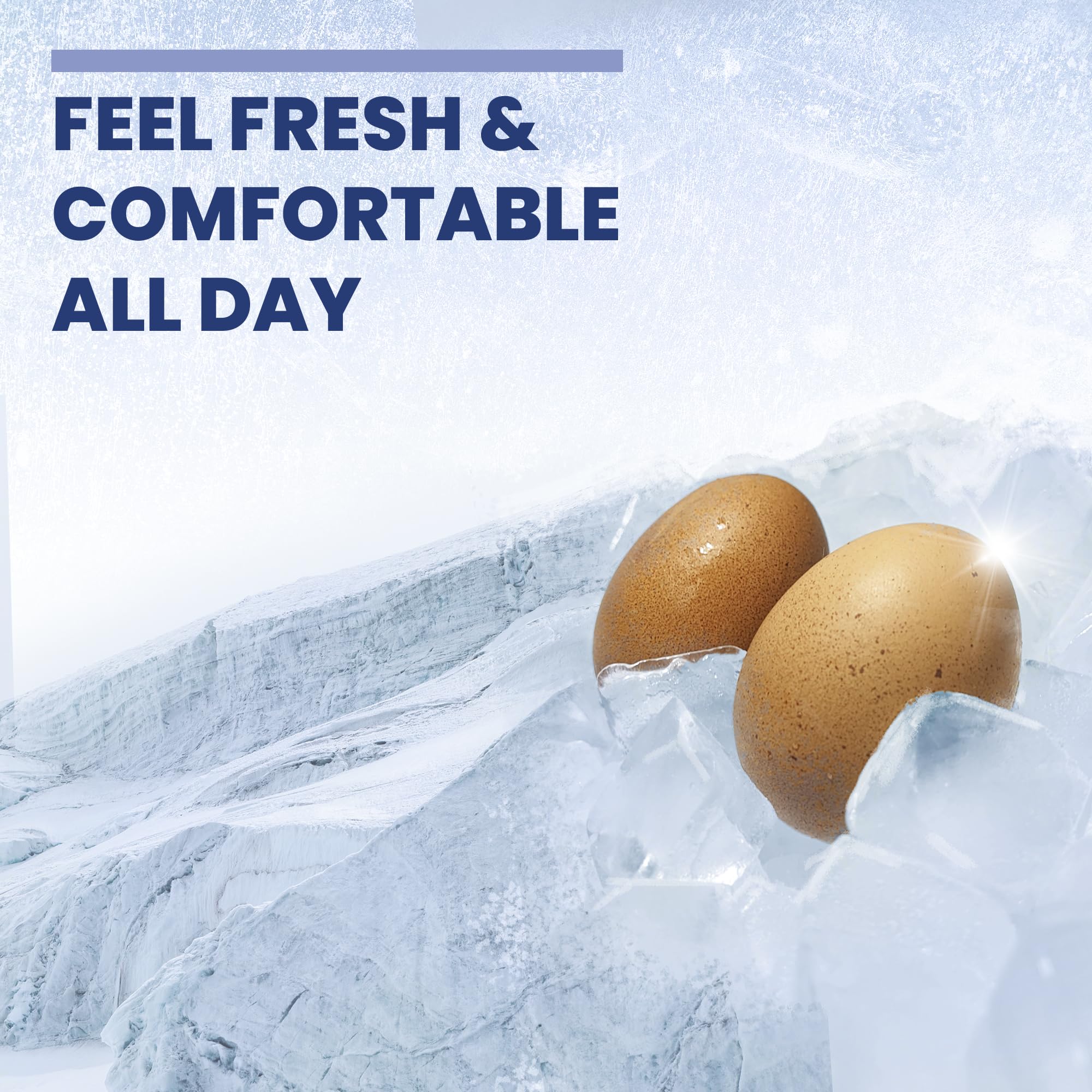 Blue Balls anti-chafing-formula-cream close-up highlights soothing, low-friction protection.