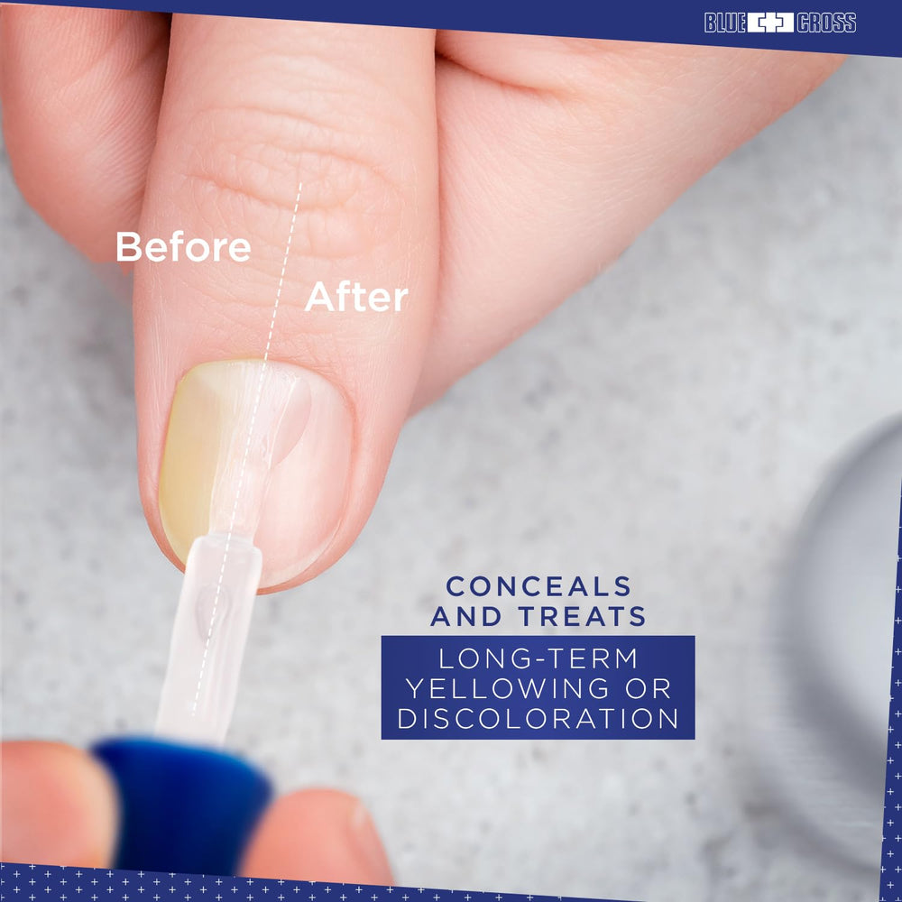 Blue Cross Vitamin E Lemon-Lime boost emphasizes nourishing nail care.
