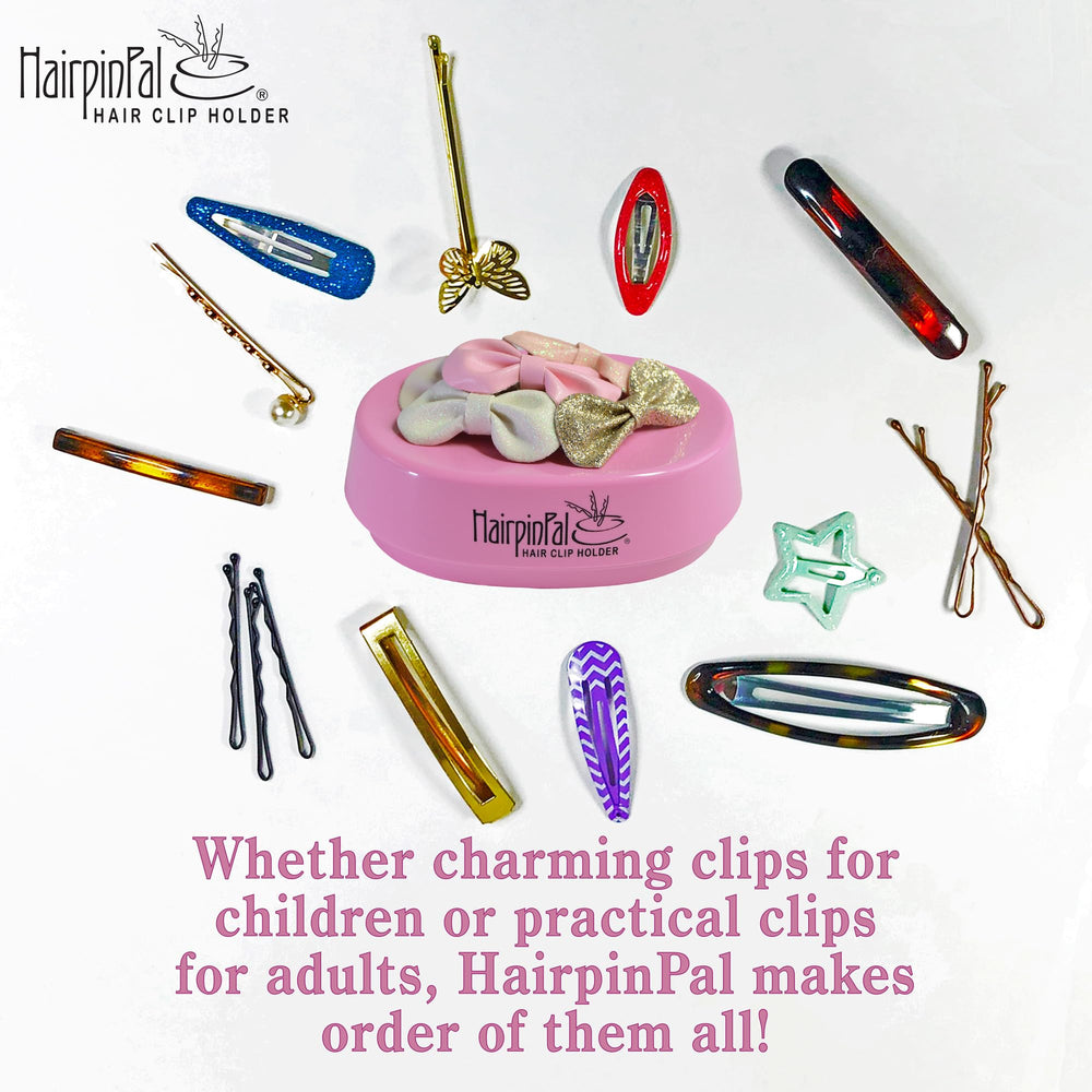 HairpinPal organiza horquillas, manteniendo el tocador limpio.