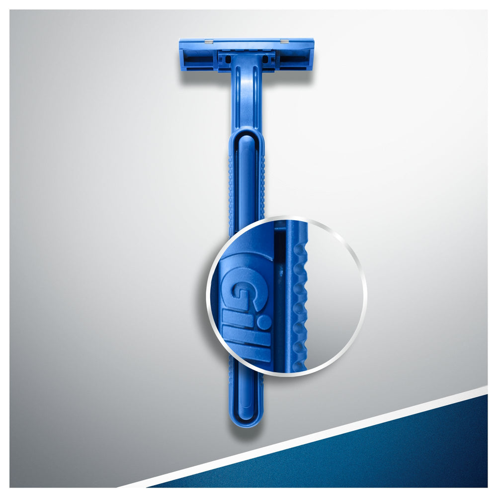 Blue II 20-pack open view for quick, ready-to-use shaving