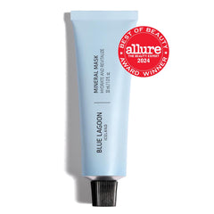 Blue Lagoon seawater ingredient visual showcases mineral-rich balance to support healthy-looking skin.