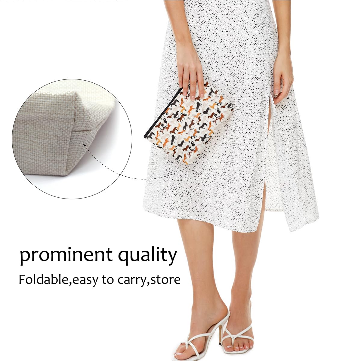 Blue Leaves durable-stitching bag corner detail suggests long-lasting travel companion.