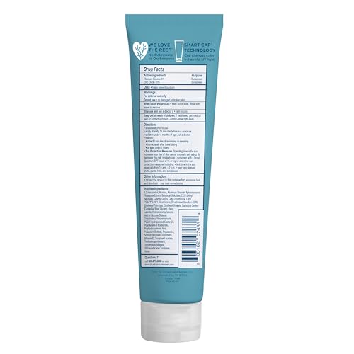 Blue Lizard Kids Mineral SPF 50 ingredients zinc-titanium: mineral protection for growing skin.