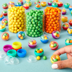 BLUE PANDA purple capsules showcase colorful refill options for kid-friendly prizes.