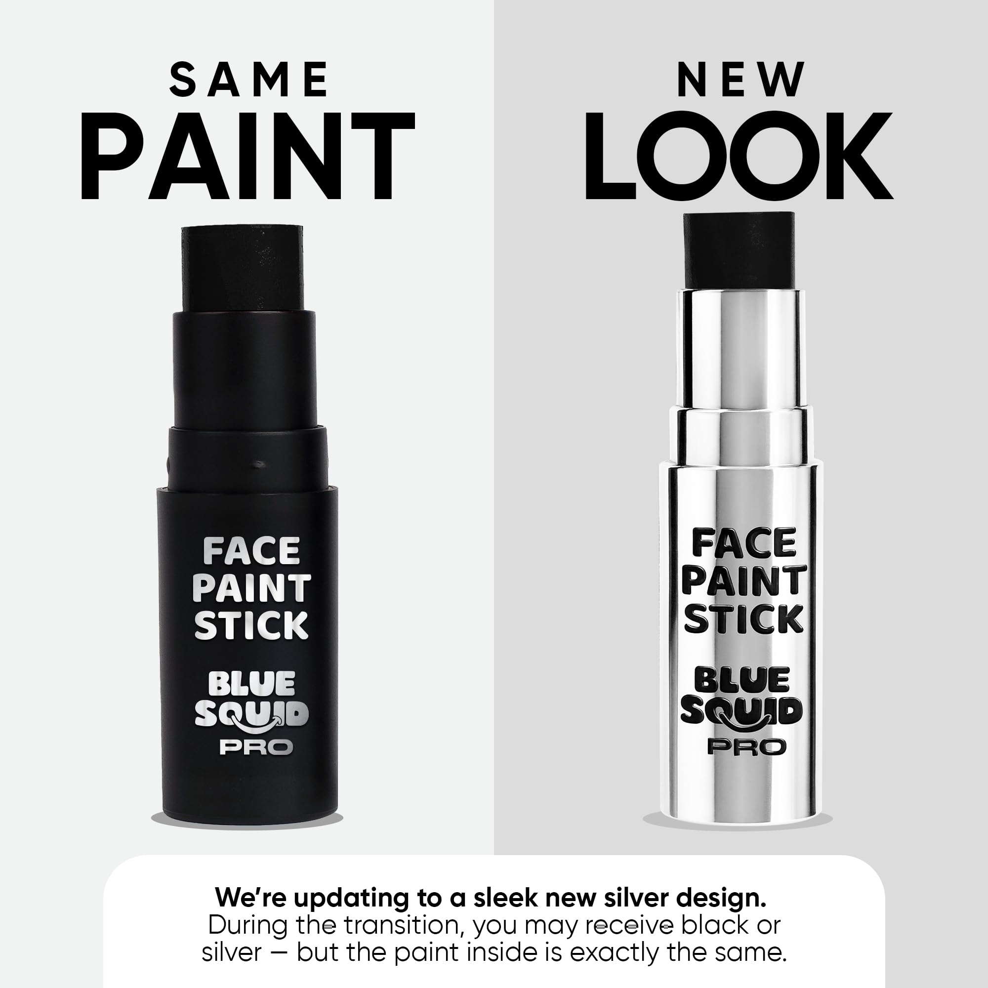 Blue Squid PRO black eye paint swatch shows bold high-coverage pigment