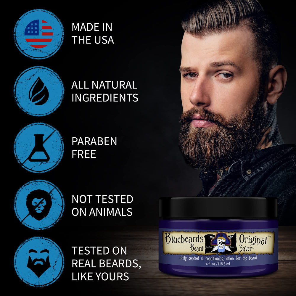 Bluebeards Original cruelty-free symbol emphasizes ethical grooming products.