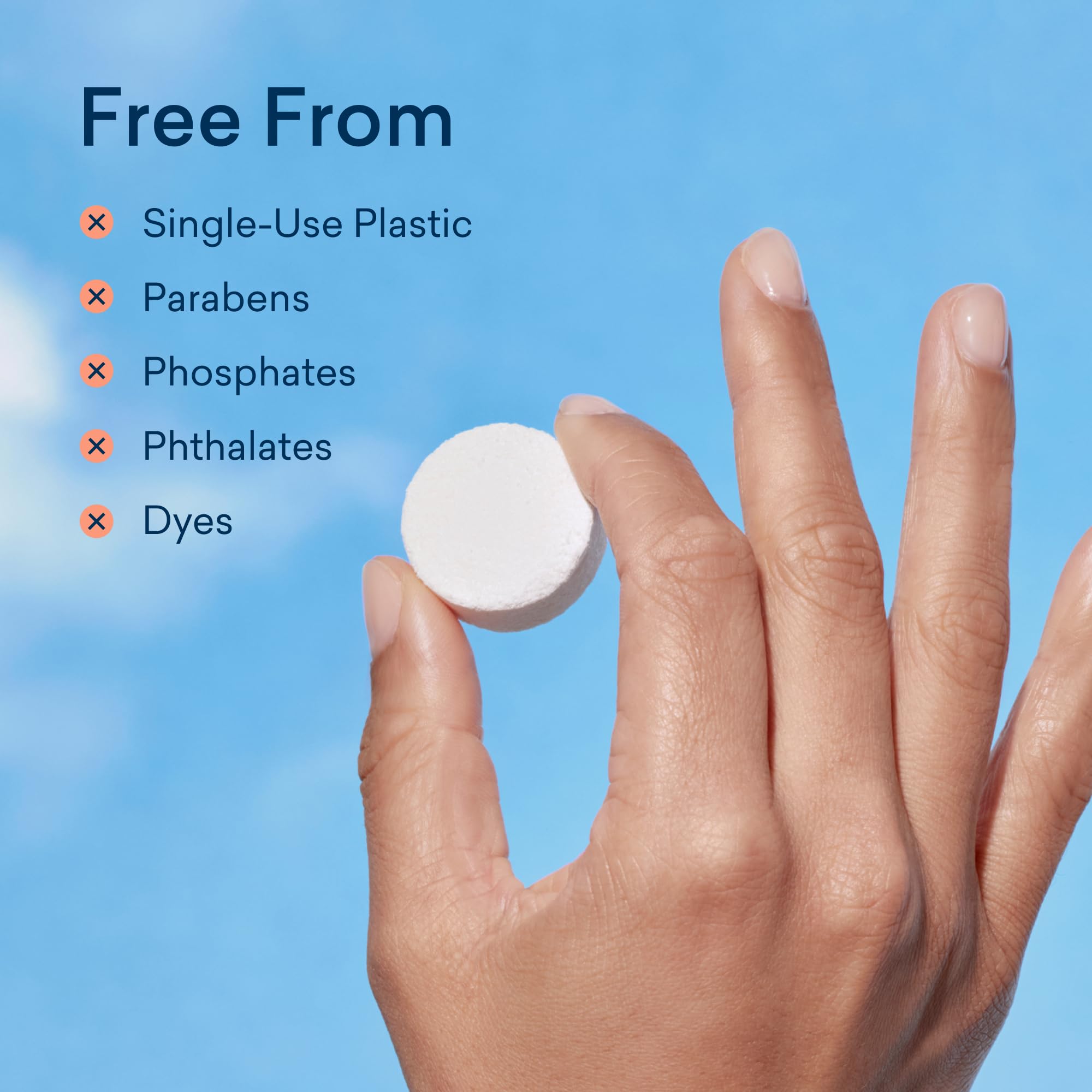 BLUELAND Certifications icons: Cruelty-Free, Vegan, EPA Safer Choice, reassuring values.