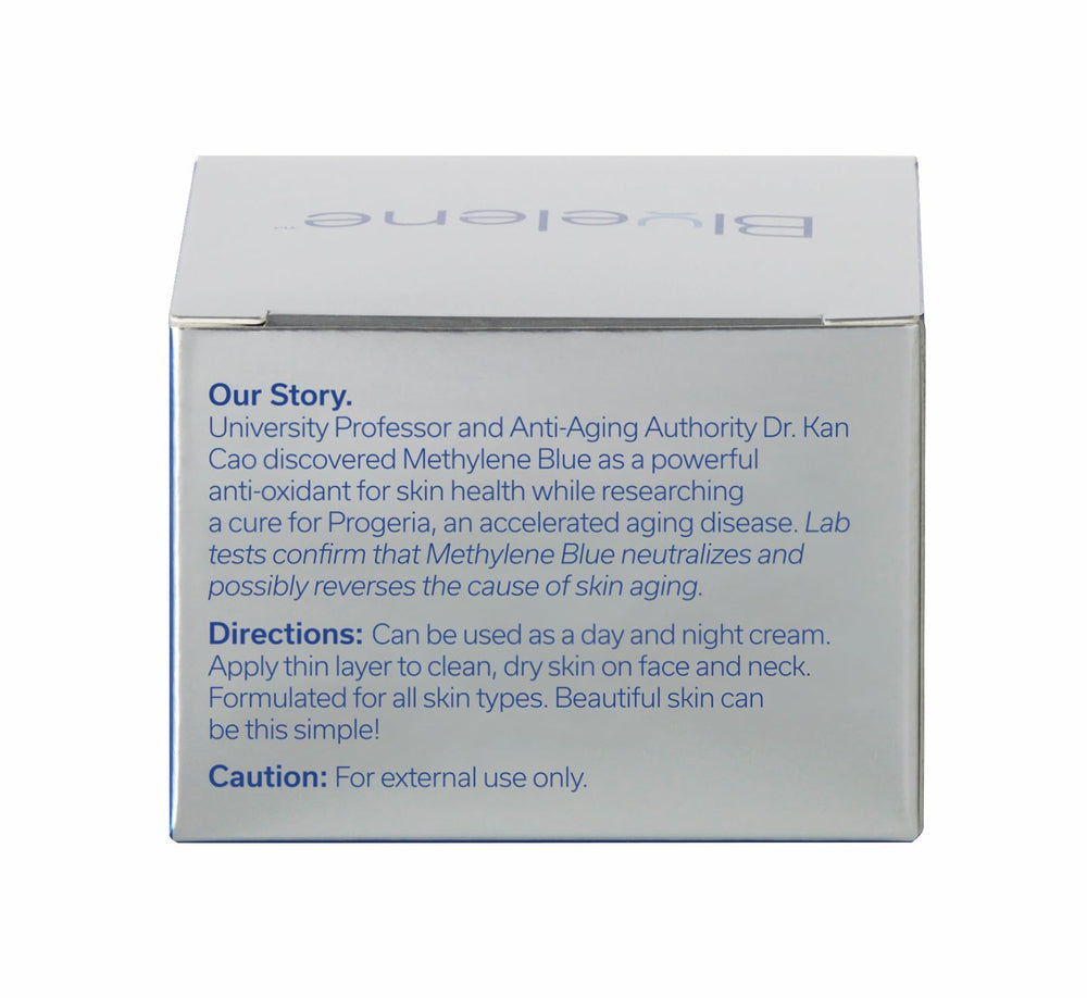 Bluelene Night Cream textured skin suggests a more even complexion