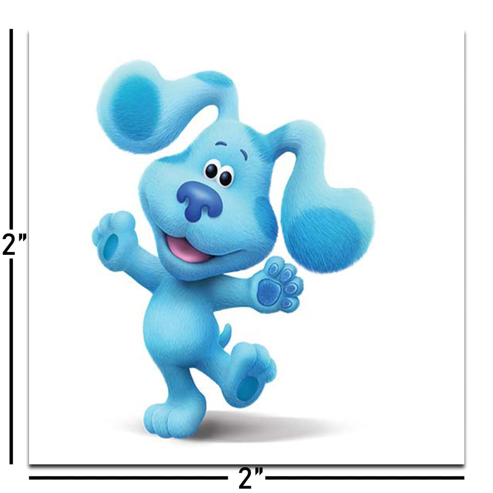 Blue's Clues tattoos showcase Blue, Magenta, Mr. Salt for kid-friendly party activities.