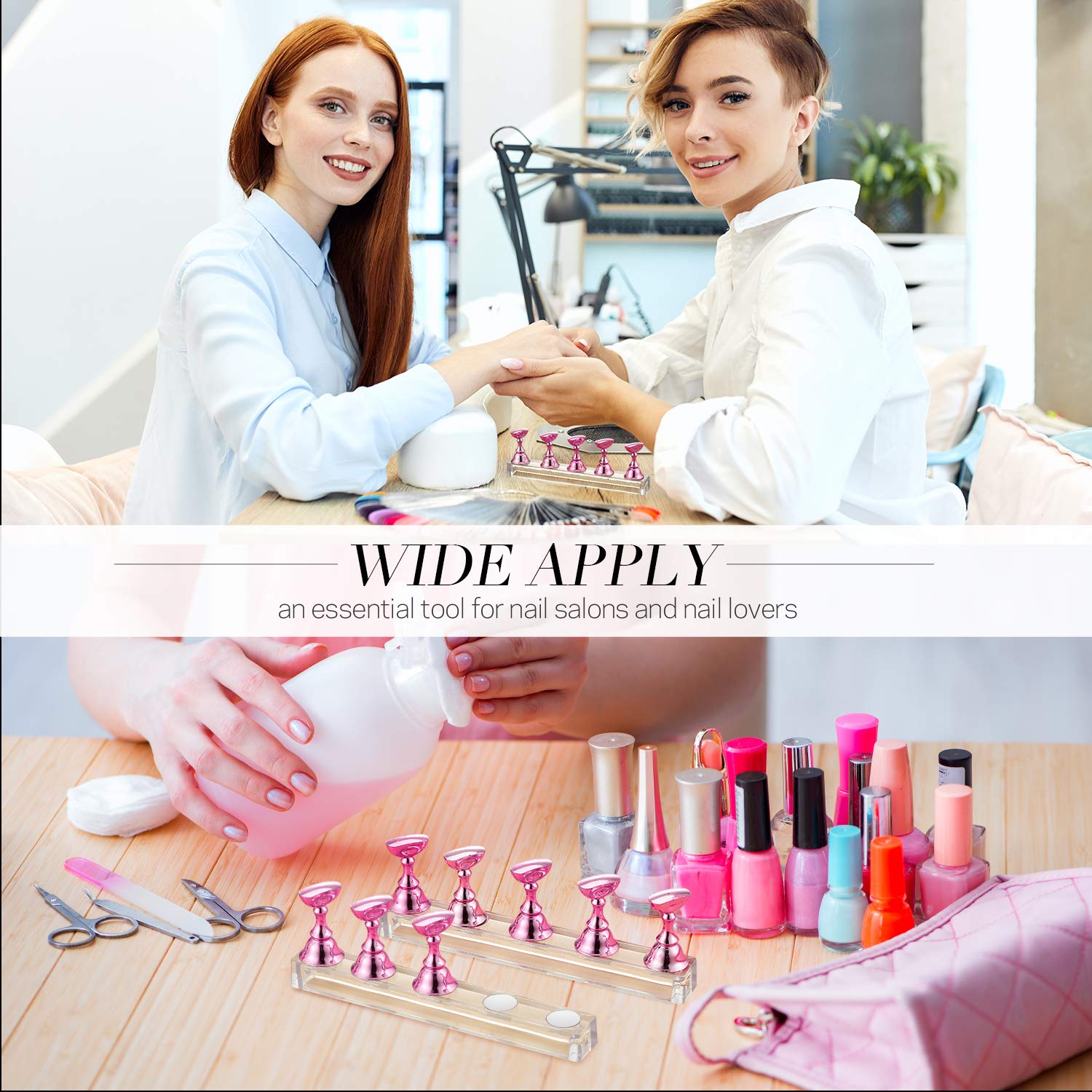 Blulu magnetic nail tip display kit supports sharing and gifting for nail lovers.
