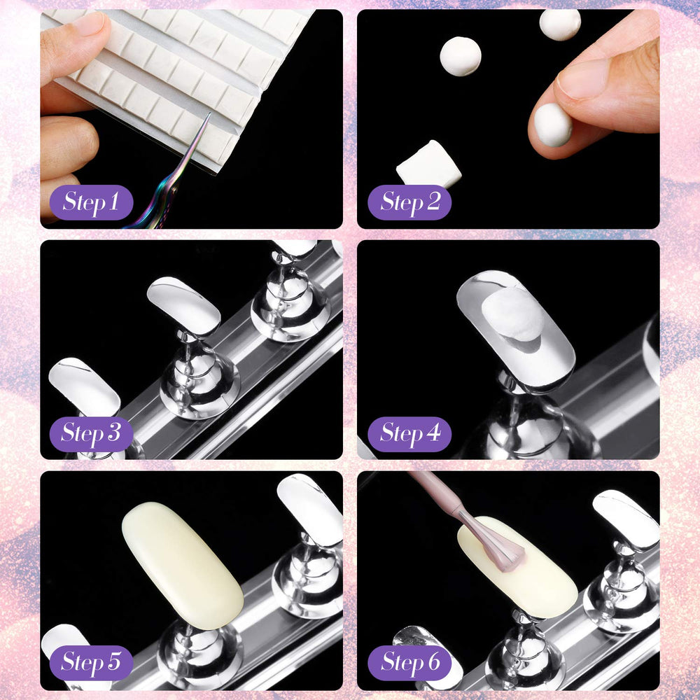 Blulu nail stand duo ideal for beginners and pros.