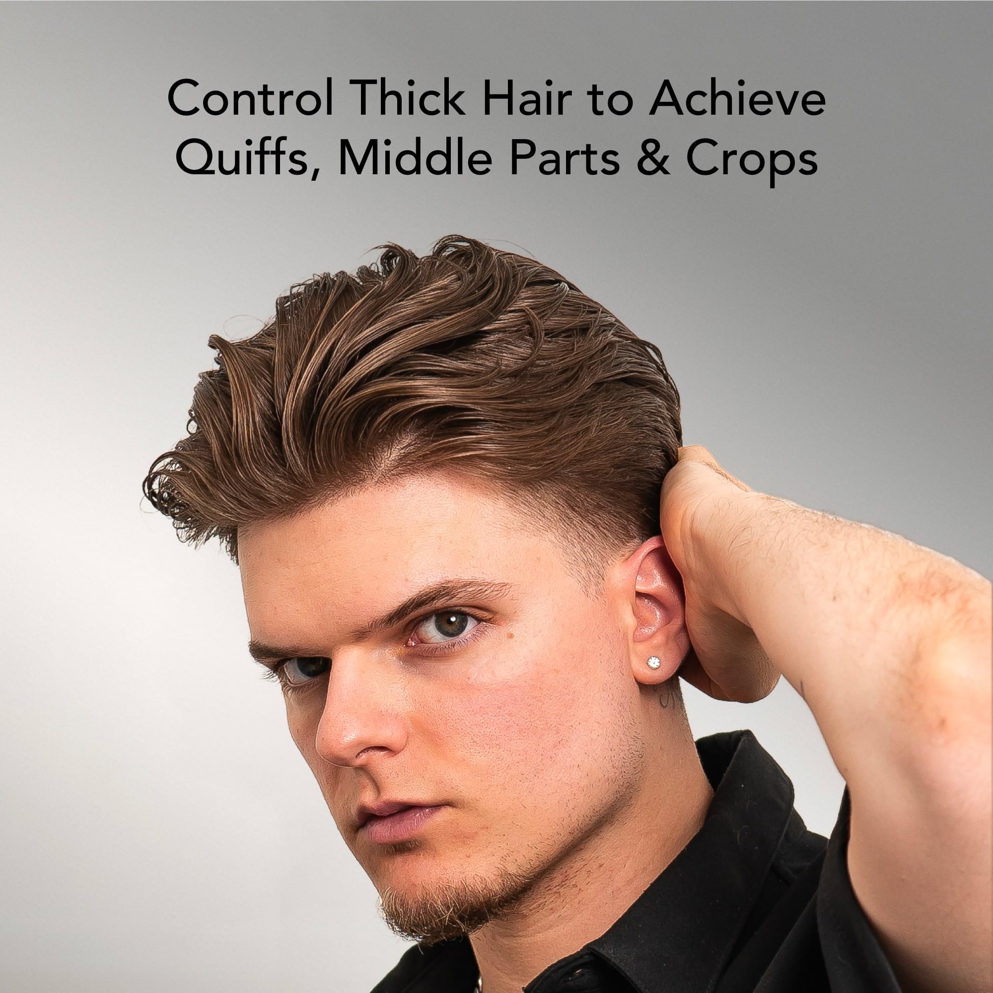 BluMaan Heavy Hold Clay amino acids support stronger-looking strands