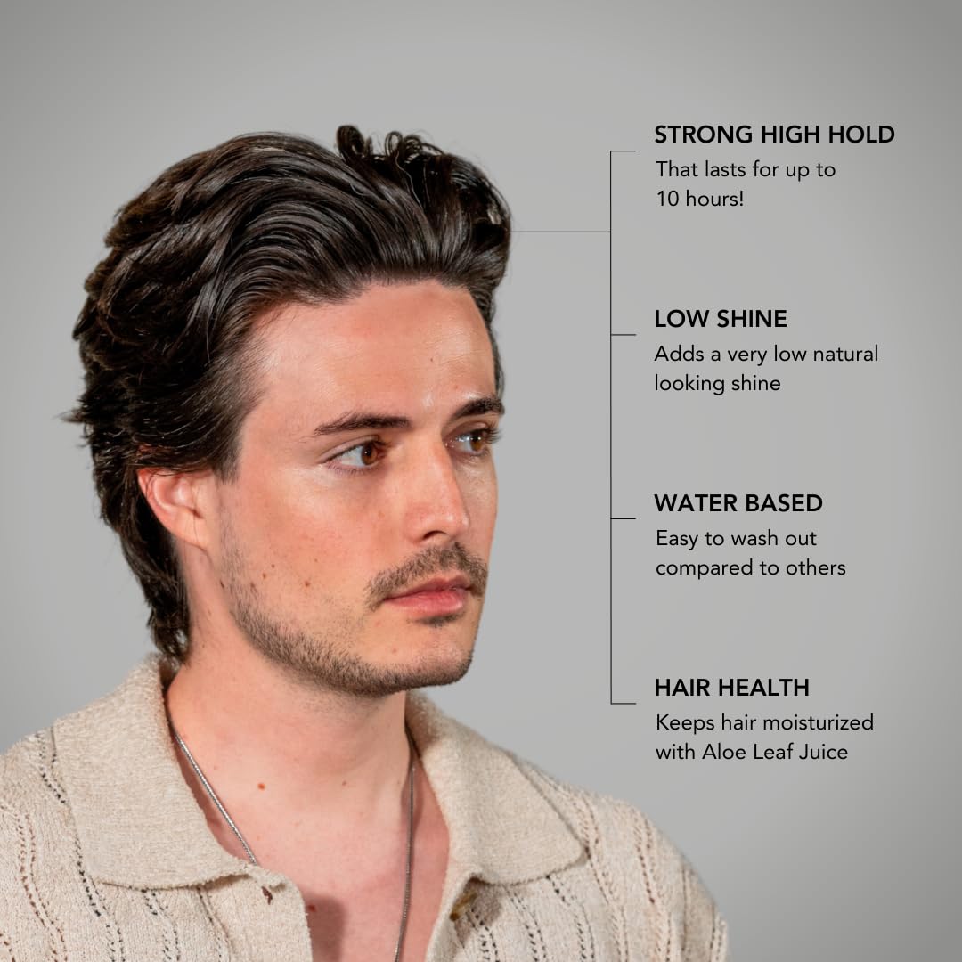 BluMaan Hydrating Pomade tube-dispense demonstrates easy application and portable styling.