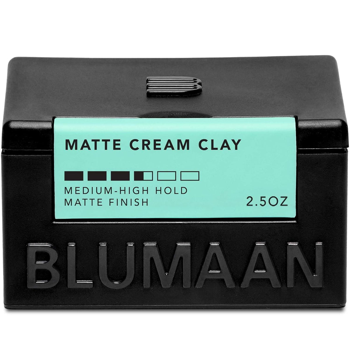 BluMaan Matte Cream Clay packaging promotes easy daily styling with a clean matte finish.