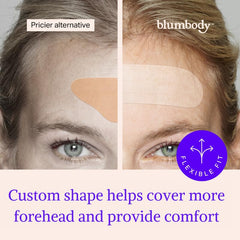 BLUMBODY non-silicone face tape—clear, discreet patches for daily wear