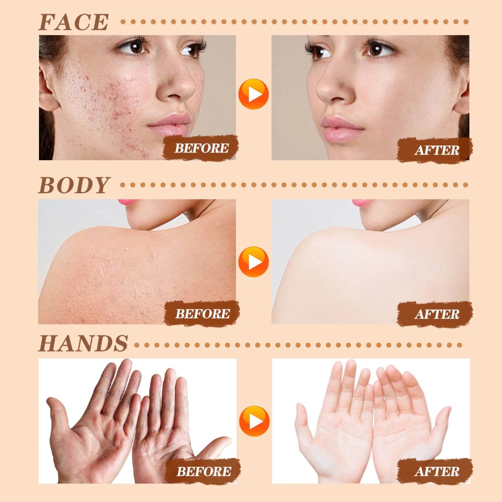 BNNBRGA Tallow Honey Cream application on the body for versatile use