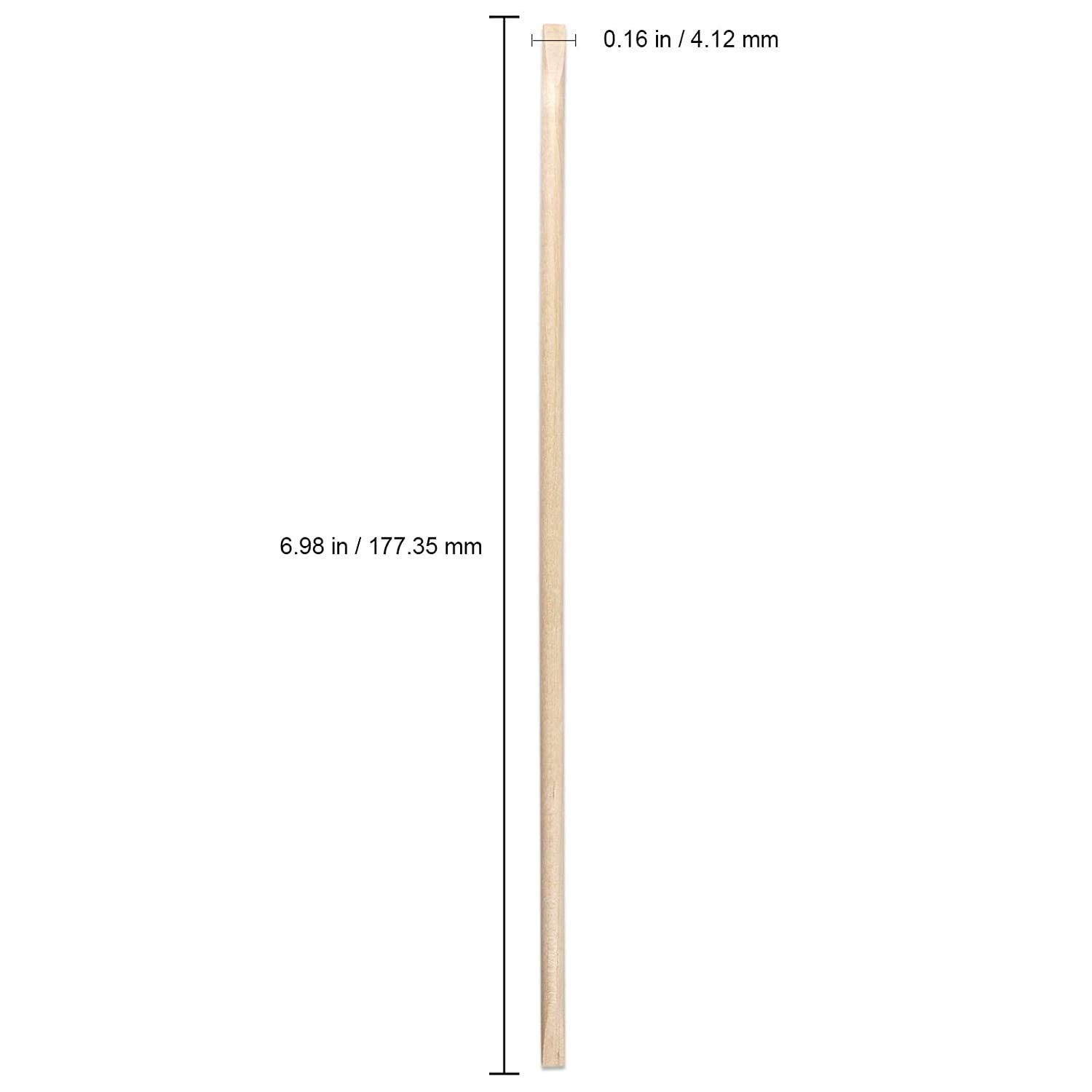 BNP cuticle wood stick pusher, double-ended design for versatile manicure tasks.