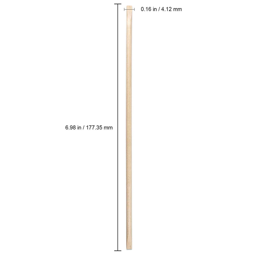 BNP cuticle wood stick pusher, double-ended design for versatile manicure tasks.