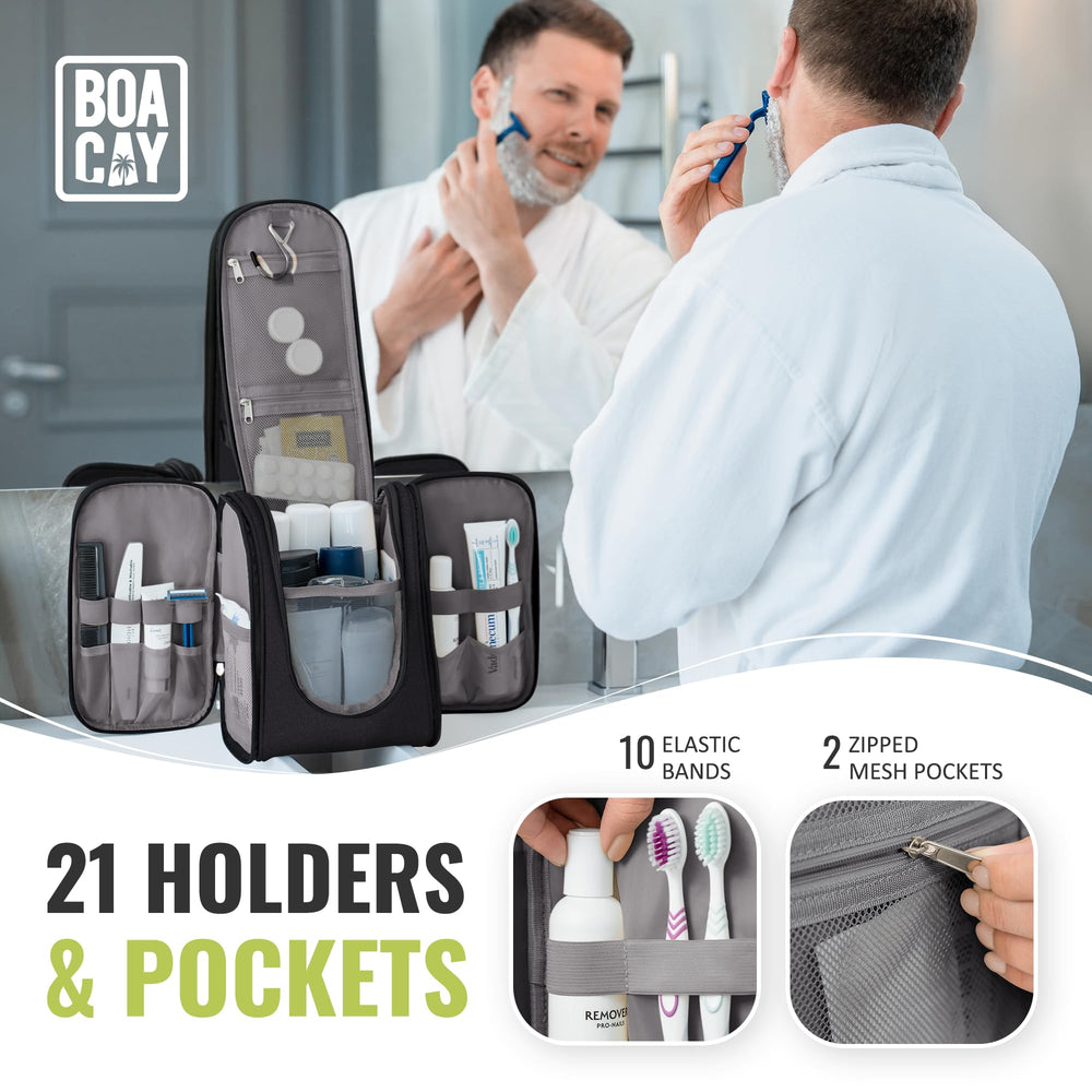 BOACAY foam-layered bag cushions bottles to prevent leaks during transit