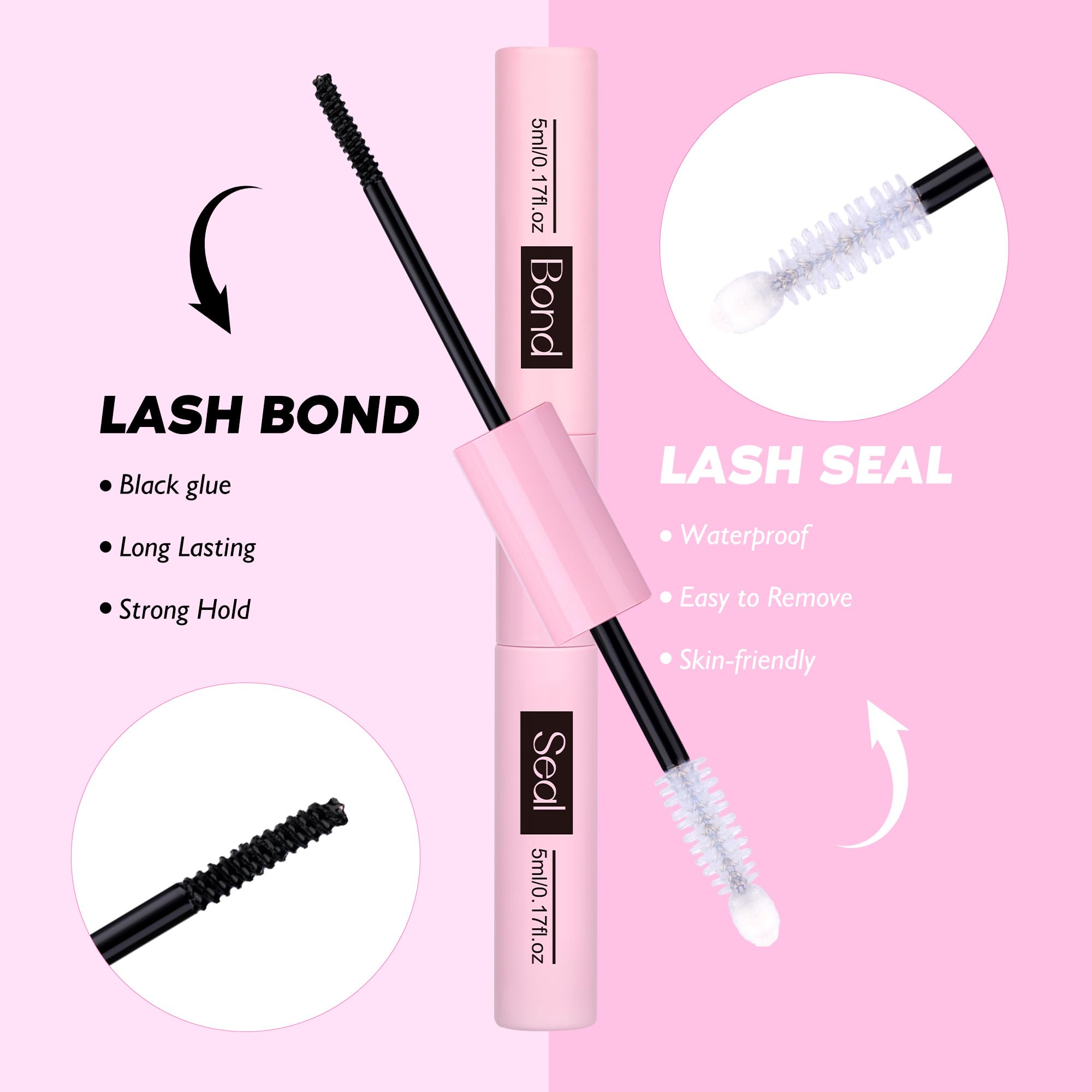 Boahankuke lash clusters kit all-in-one box enables salon-grade results at home.