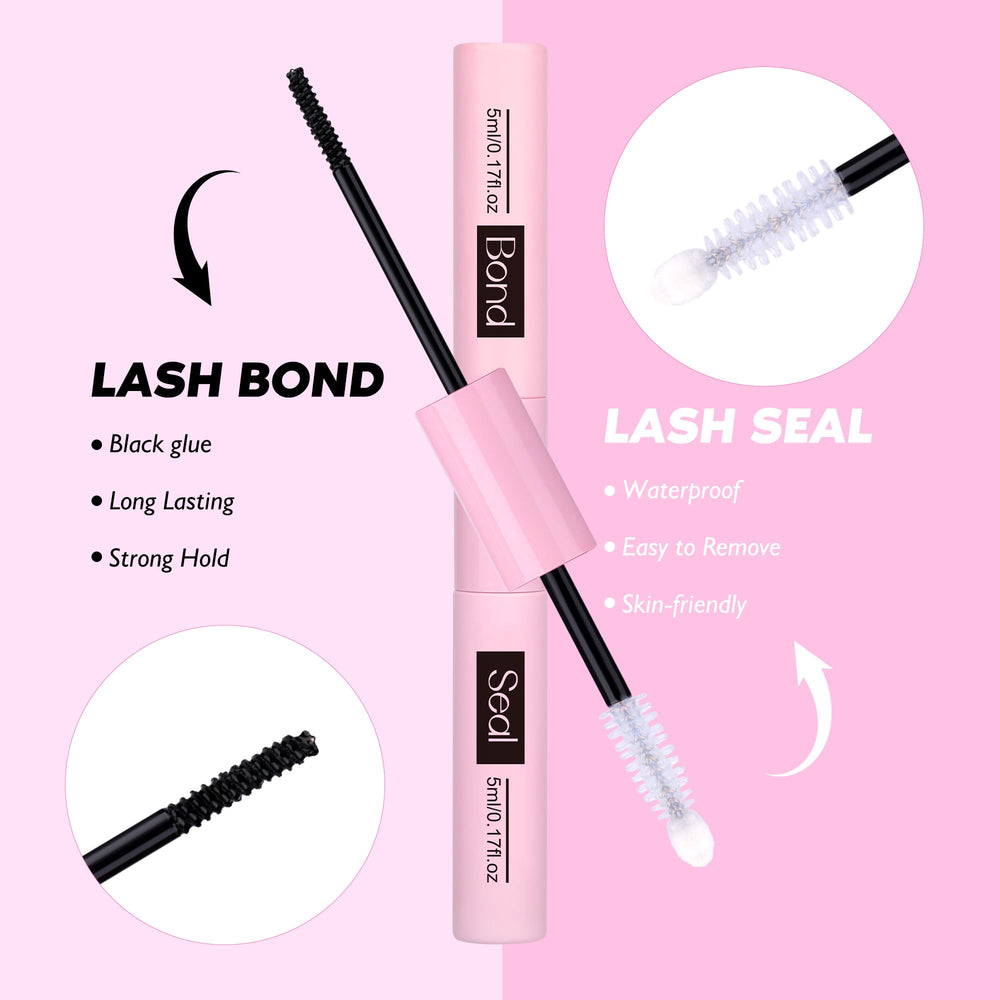 Boahankuke lash clusters kit all-in-one box enables salon-grade results at home.