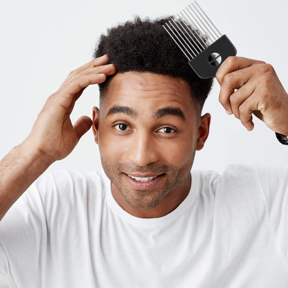 Boao Afro DIY hairstyle essentials featuring three picks